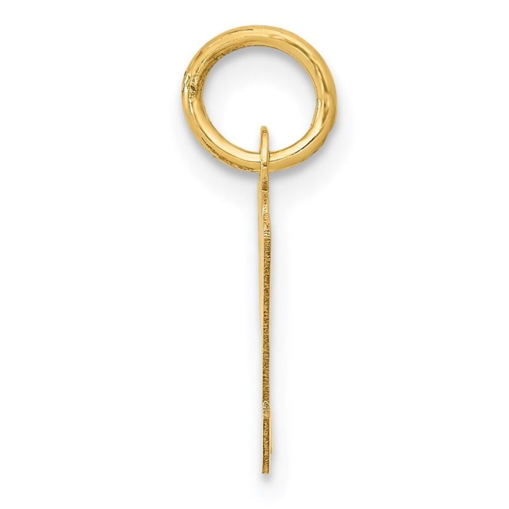 Kazi Luxury 14k Yellow Gold Small Script Letter M… - image 2